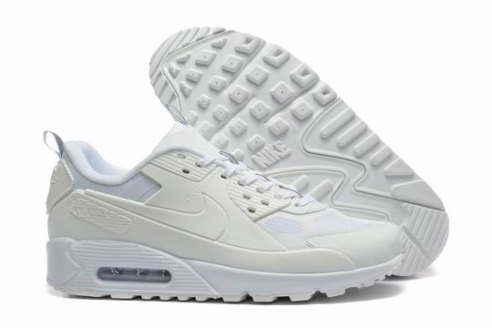All White Nike Air Max 2490 Men's And Women's Shoes-06